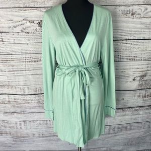 COSABELLA "CURVY" Dusty Basil Pima Cotton Robe S